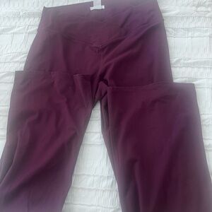 Purple High-Waisted Leggings